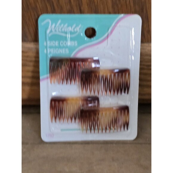 Vintage Wilhold Fashion Side Combs No. 1750 Small Hair Accessories NOS - Picture 1 of 4